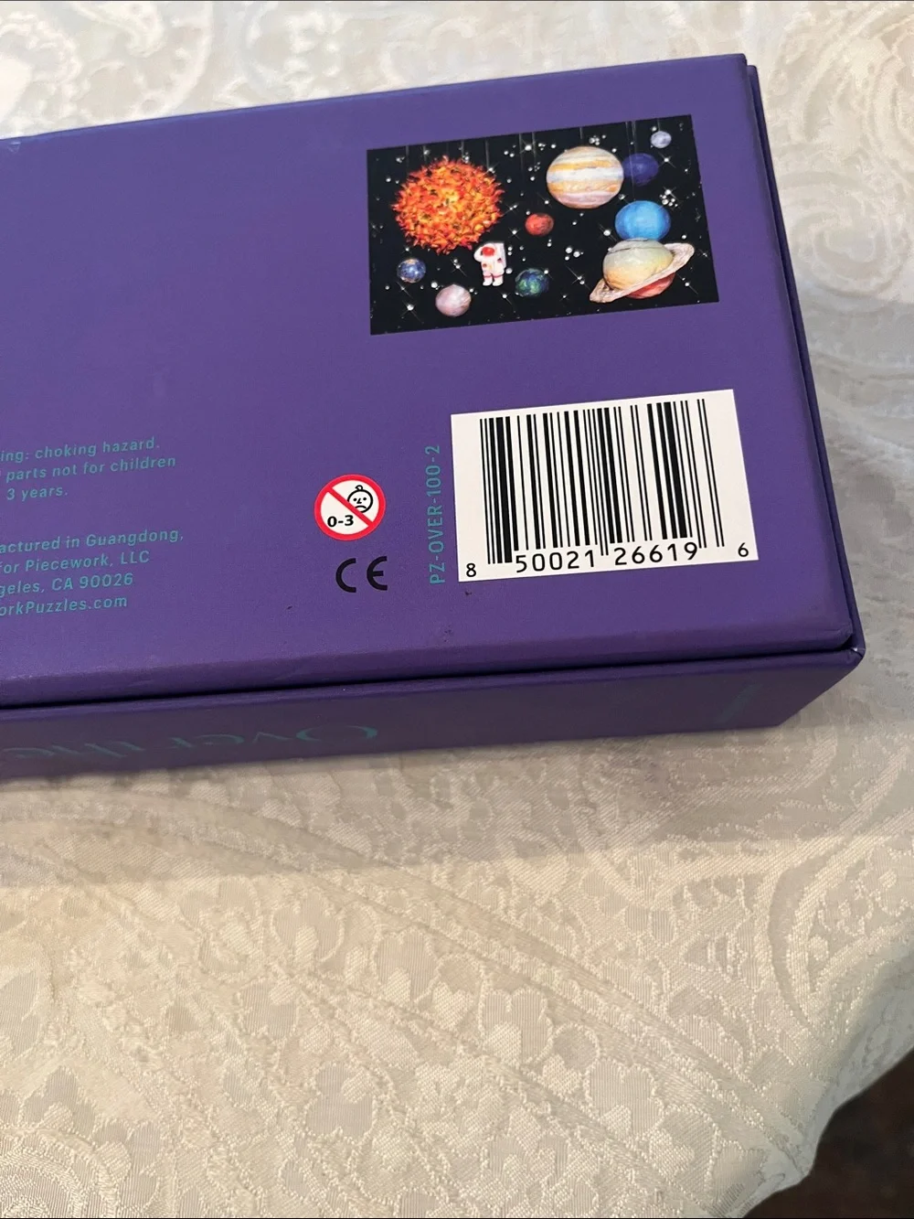 Over the Moon Piecework Kids 100-Piece Space Puzzle in EUC
